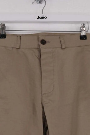 Pantalon droit Kitsuné Beige en Coton