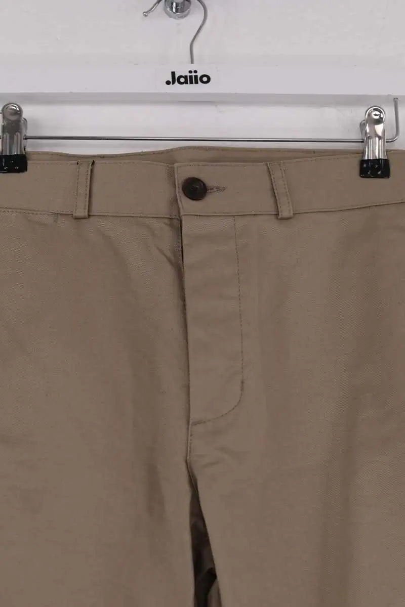 Pantalon droit Kitsuné Beige en Coton