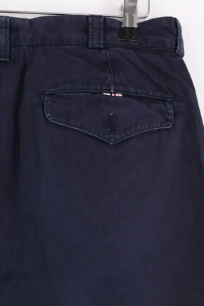 Pantalon droit Kitsuné Bleu en Coton