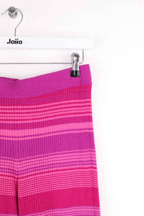 Pantalon droit Kujten Rose en Soie