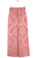 Pantalon droit La Veste Rose en Coton, taille S - Seconde Main