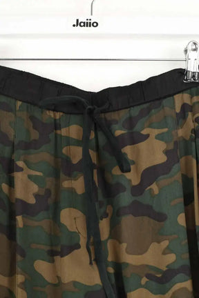 Pantalon droit Laurence Doligé Kaki en Viscose