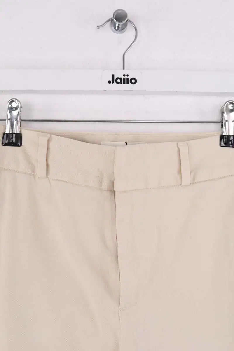Pantalon droit Lepantalon Beige en Coton