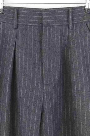 Pantalon droit Lepantalon Gris en Laine