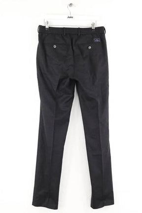Pantalon droit Lepantalon Noir en Laine