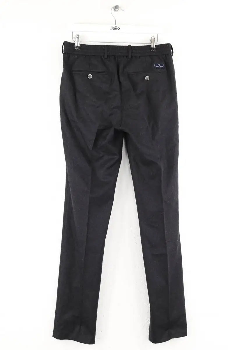 Pantalon droit Lepantalon Noir en Laine
