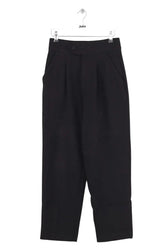 Pantalon droit Lepantalon Noir en Synthétique, taille S - Seconde Main