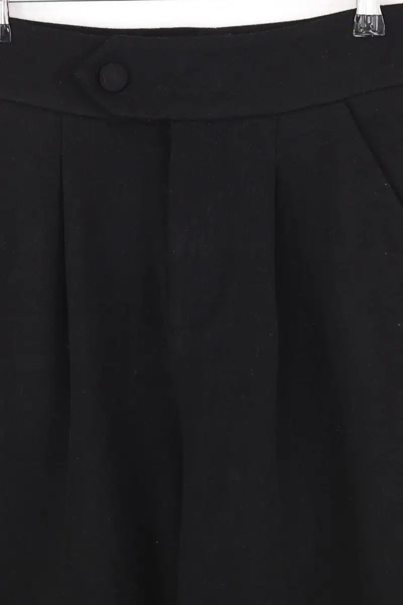 Pantalon droit Lepantalon Noir en Synthétique