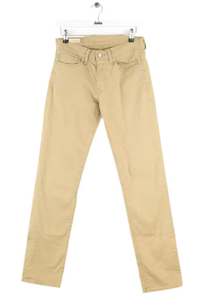 Pantalon droit Levi's Beige en Coton, taille M - Seconde Main