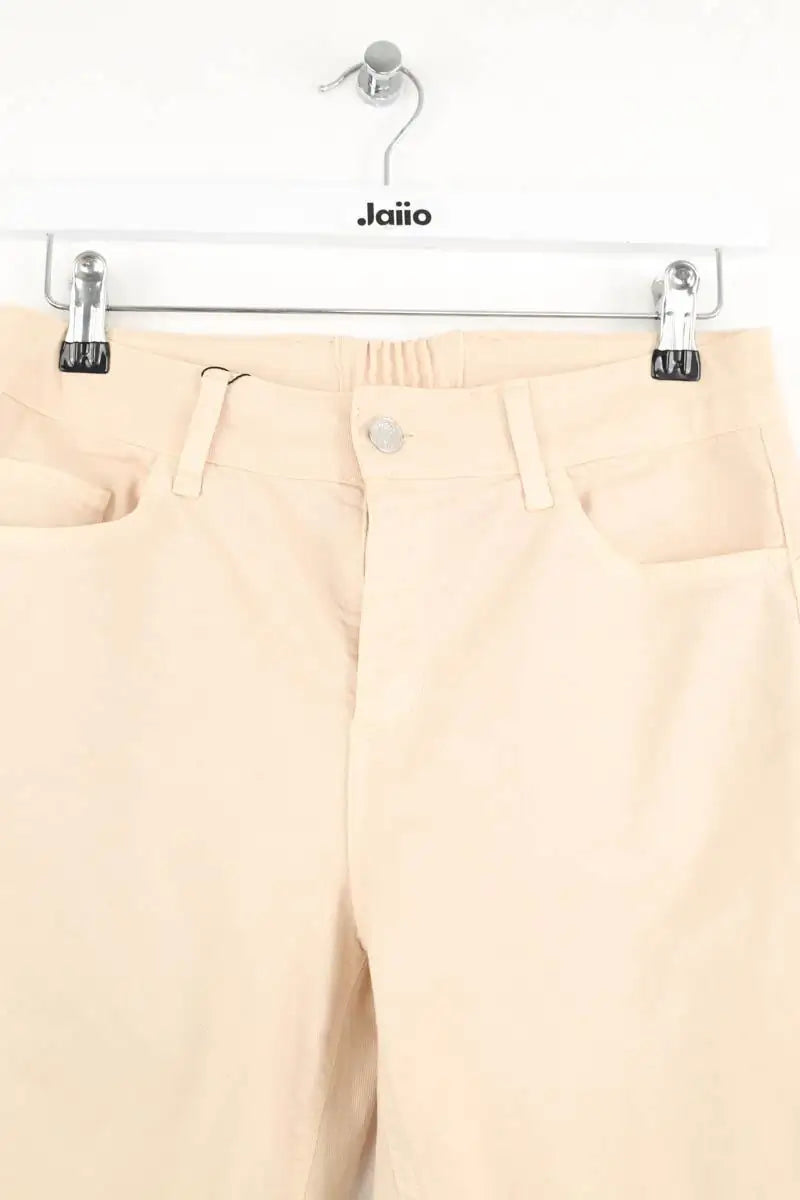 Pantalon droit Liu Jo Beige en Coton