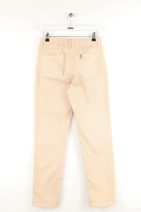 Pantalon droit Liu Jo Beige en Coton