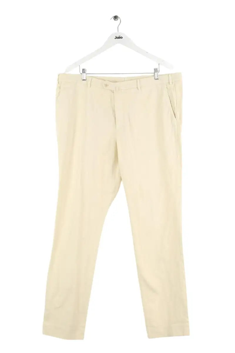 Pantalon droit Loro Piana Beige en Coton, taille XXXL - Seconde Main