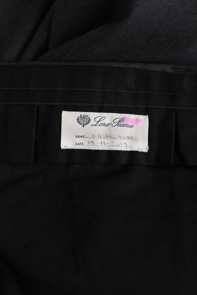 Pantalon droit Loro Piana Gris en Coton