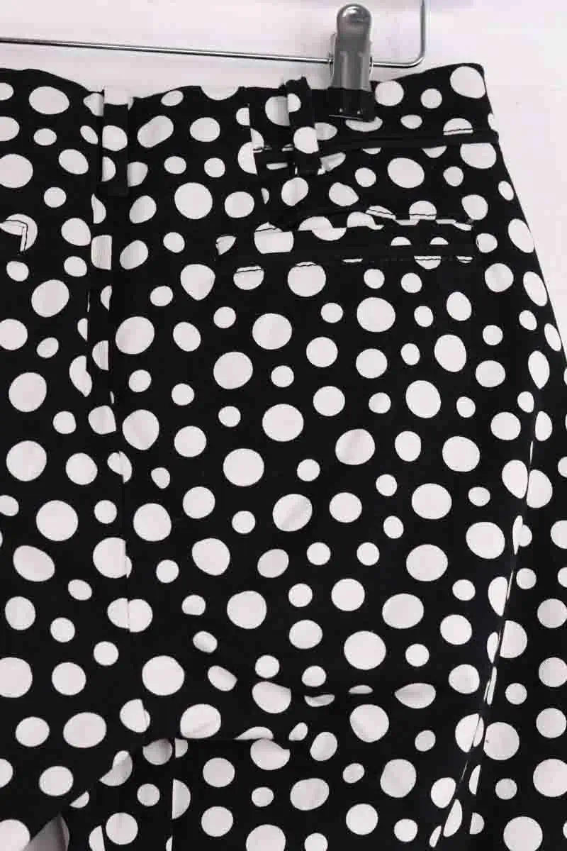 Pantalon droit Louis Vuitton Noir en Coton