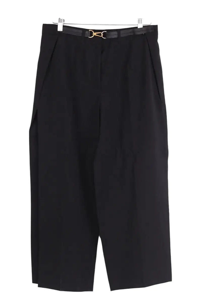 Pantalon droit Louis Vuitton Noir en Laine, taille L - Seconde Main