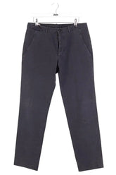 Pantalon droit Maison Martin Margiela Anthracite en Coton, taille XXL - Seconde Main