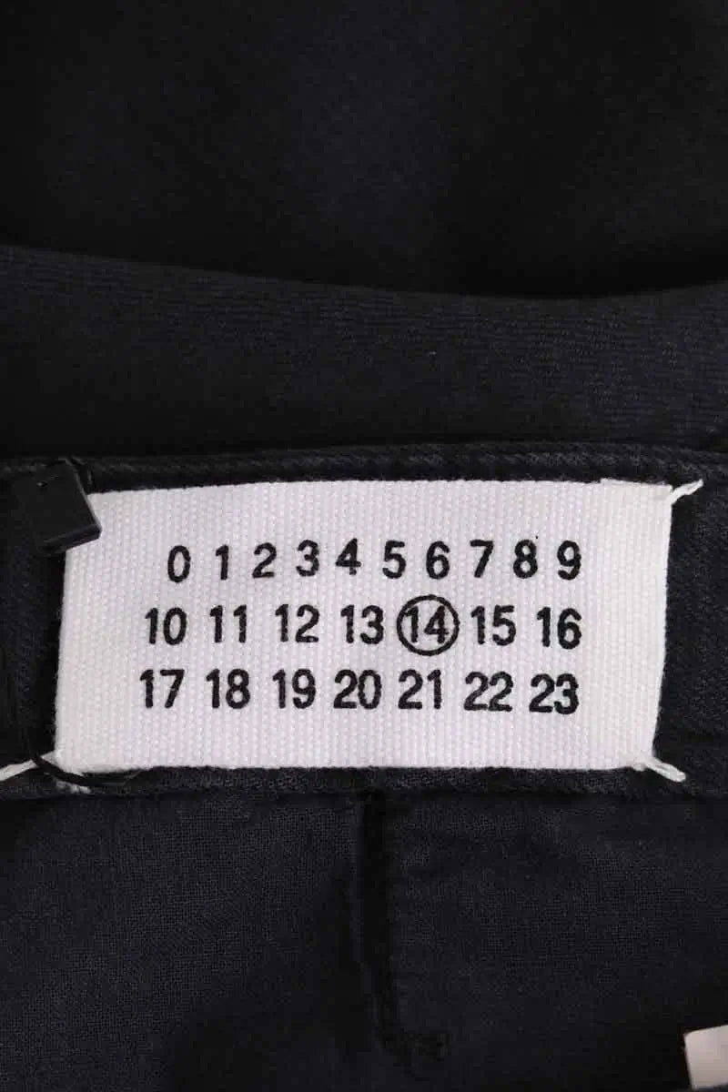 Pantalon droit Maison Martin Margiela Anthracite en Coton