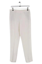 Pantalon droit Maison Martin Margiela Blanc en Synthétique, taille L - Seconde Main