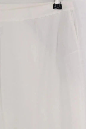 Pantalon droit Maison Martin Margiela Blanc en Synthétique