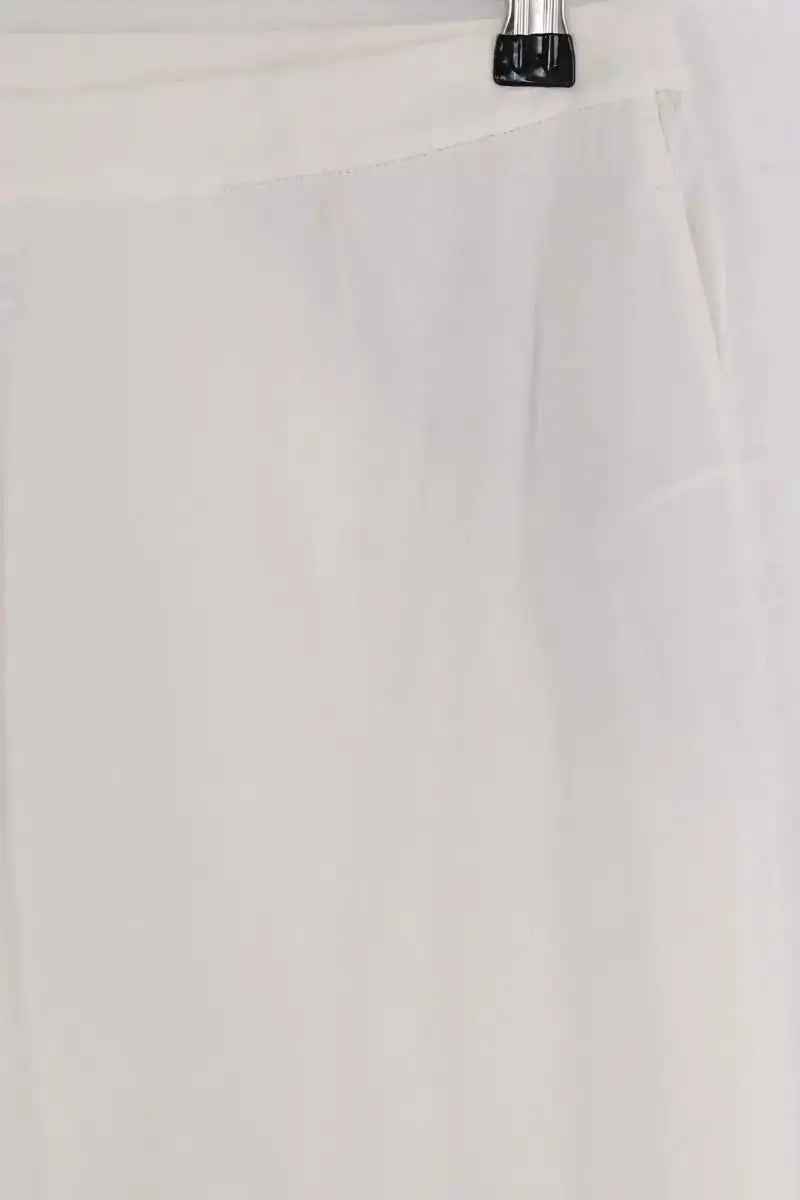 Pantalon droit Maison Martin Margiela Blanc en Synthétique