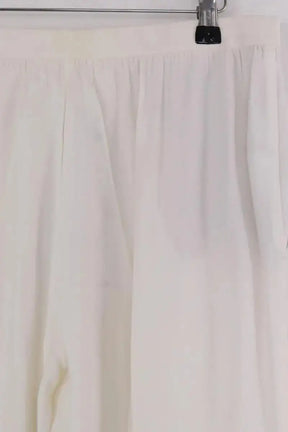 Pantalon droit Maison Martin Margiela Blanc en Synthétique