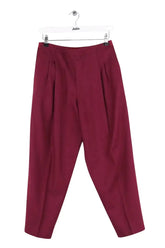 Pantalon droit Maison Martin Margiela Bordeaux en Laine, taille M - Seconde Main