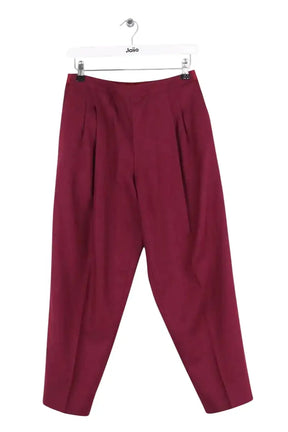 Pantalon droit Maison Martin Margiela Bordeaux en Laine, taille M - Seconde Main