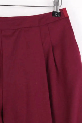 Pantalon droit Maison Martin Margiela Bordeaux en Laine