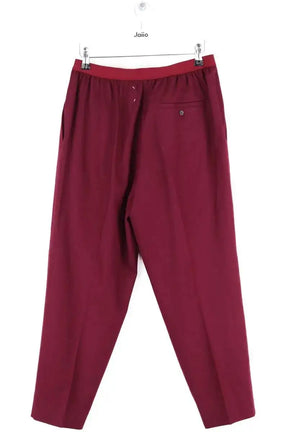 Pantalon droit Maison Martin Margiela Bordeaux en Laine