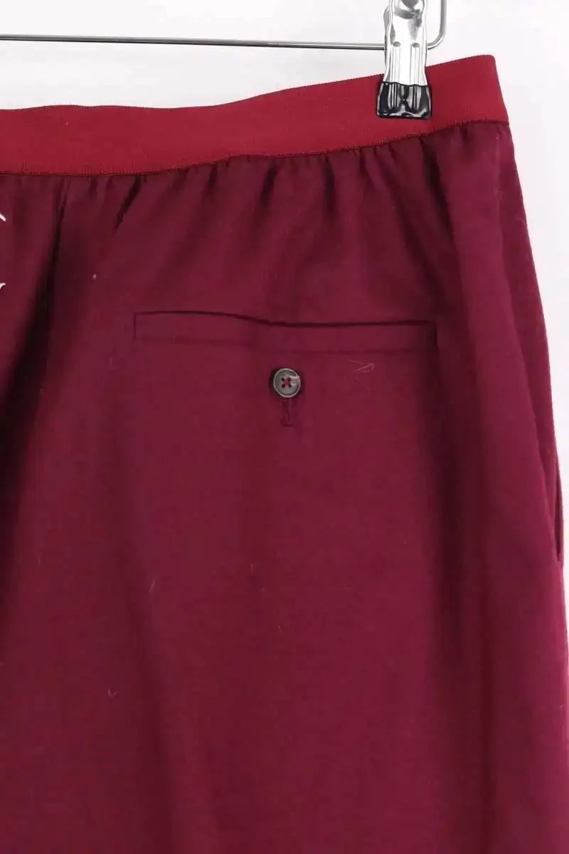 Pantalon droit Maison Martin Margiela Bordeaux en Laine