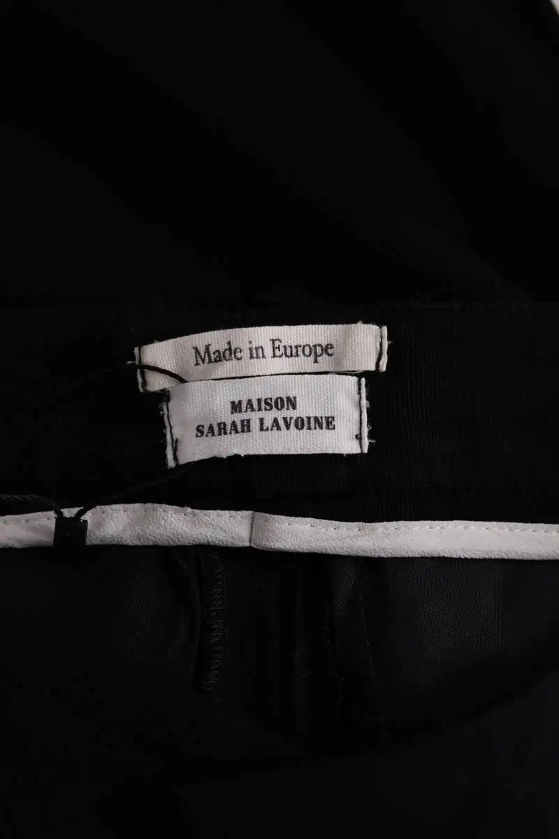 Pantalon droit Maison Sarah Lavoine Noir en Viscose