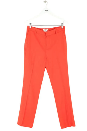 Pantalon droit Maison Sarah Lavoine Rouge en Viscose, taille M - Seconde Main
