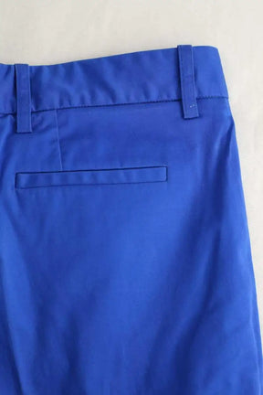 Pantalon droit Maje Bleu en Coton