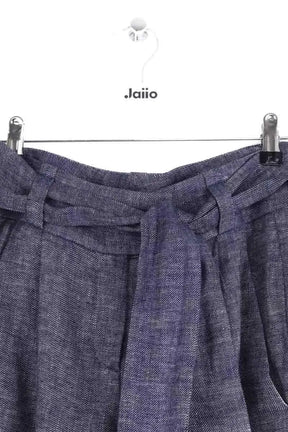 Pantalon droit Maje Bleu en Lin
