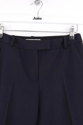 Pantalon droit Maje Erika Noir en Synthétique