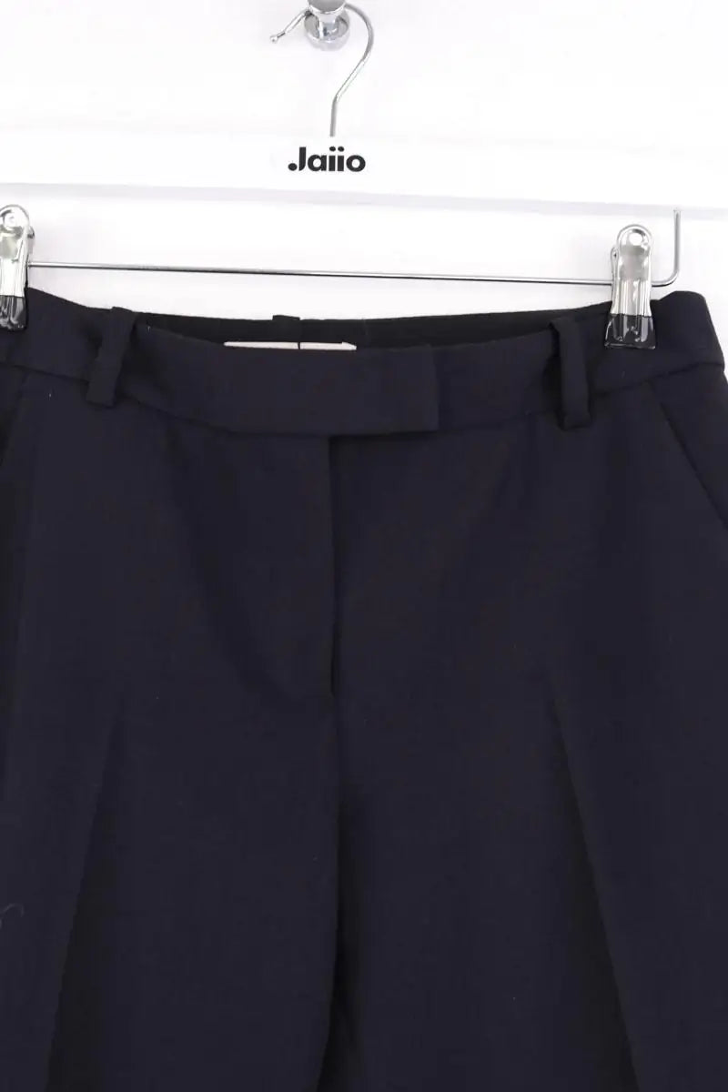 Pantalon droit Maje Erika Noir en Synthétique