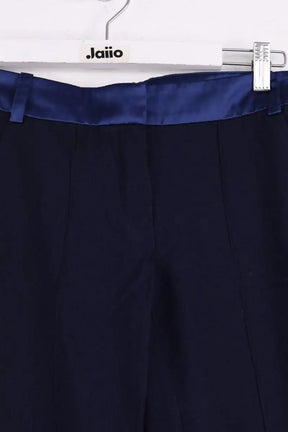 Pantalon droit Maje Marine en Viscose