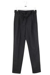 Pantalon droit Maje Noir en Laine, taille S - Seconde Main