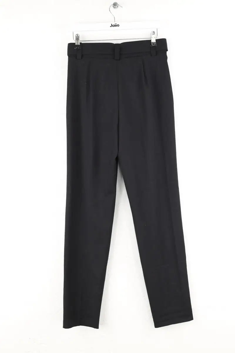 Pantalon droit Maje Noir en Laine