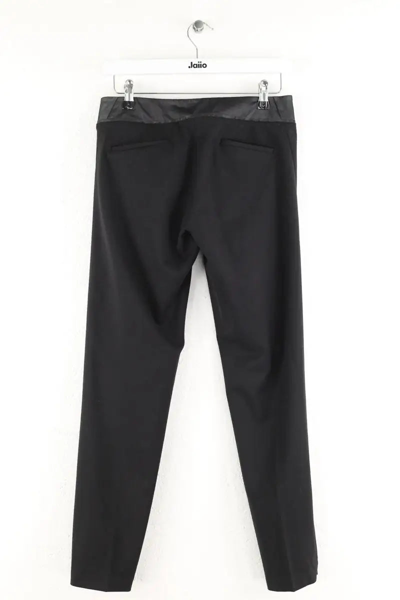 Pantalon droit Maje Noir en Laine