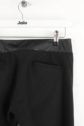 Pantalon droit Maje Noir en Laine