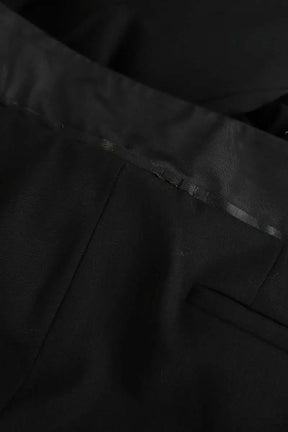 Pantalon droit Maje Noir en Laine