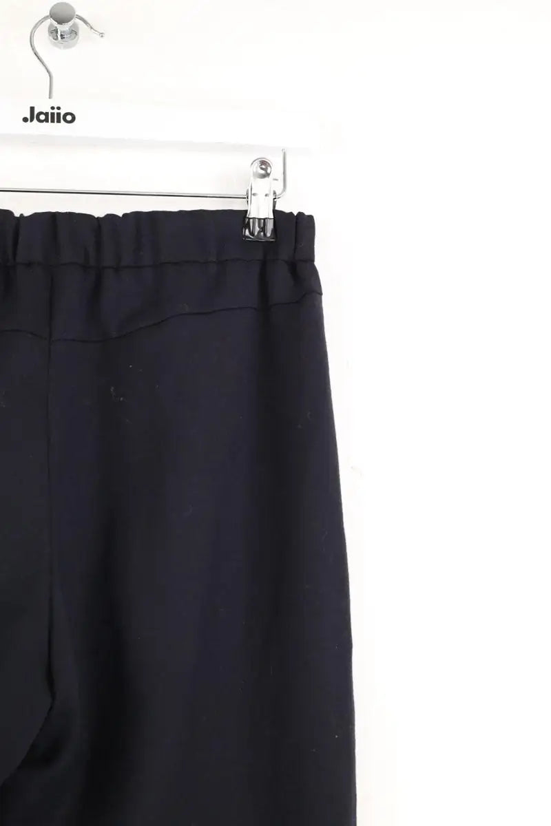 Pantalon droit Maje Noir en Laine