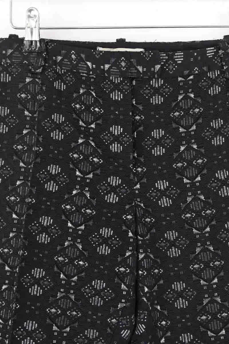 Pantalon droit Maje Noir en Synthétique