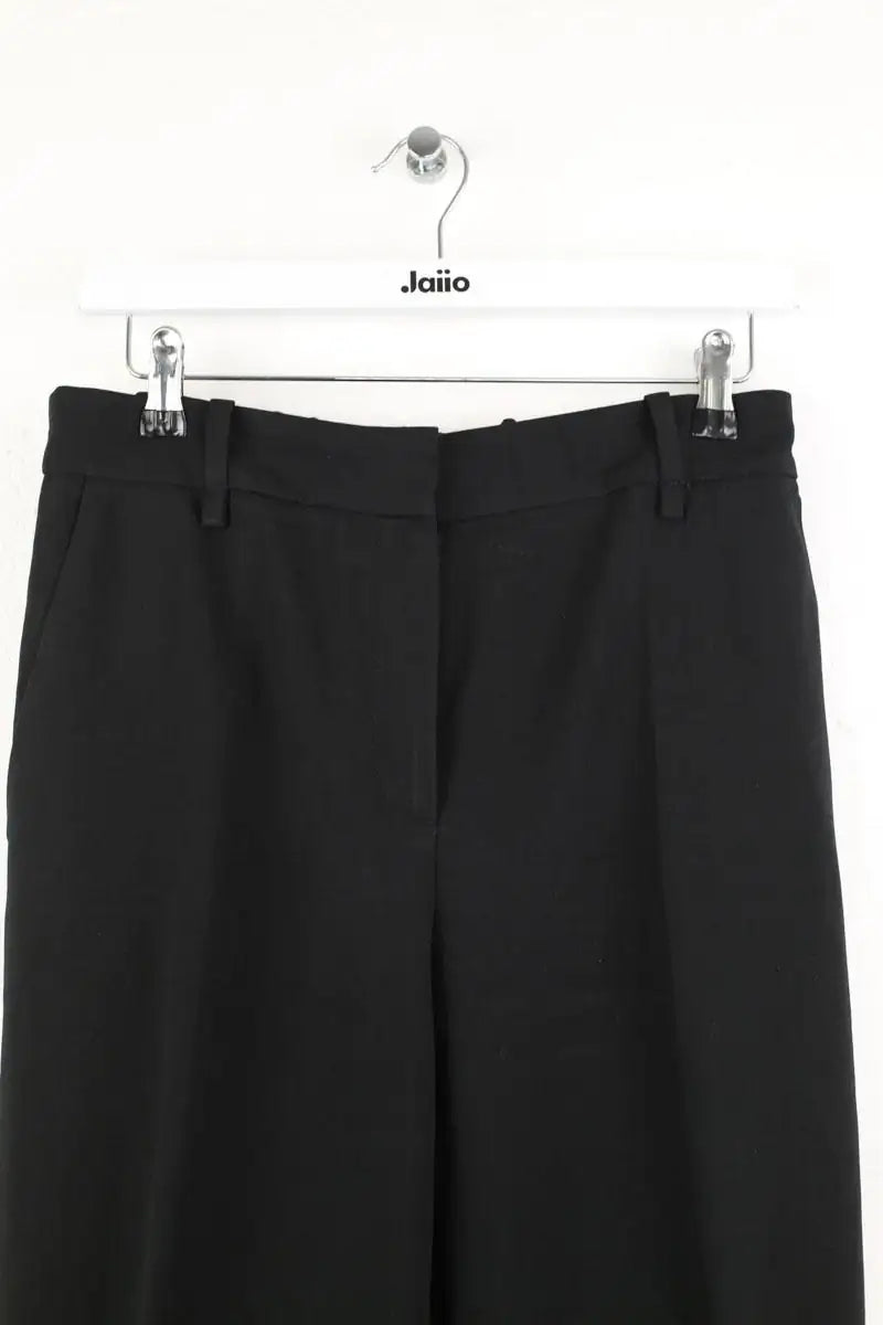 Pantalon droit Maje Noir en Synthétique