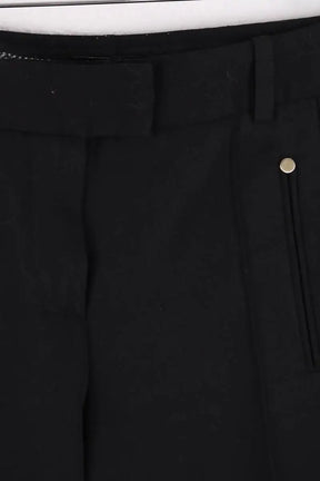 Pantalon droit Maje Noir en Synthétique