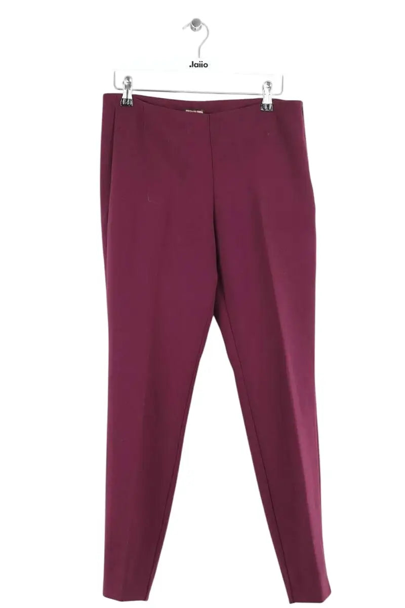 Pantalon droit Maliparmi Bordeaux en Polyester, taille S - Seconde Main