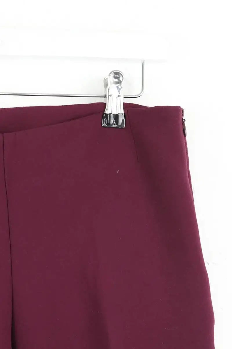Pantalon droit Maliparmi Bordeaux en Polyester