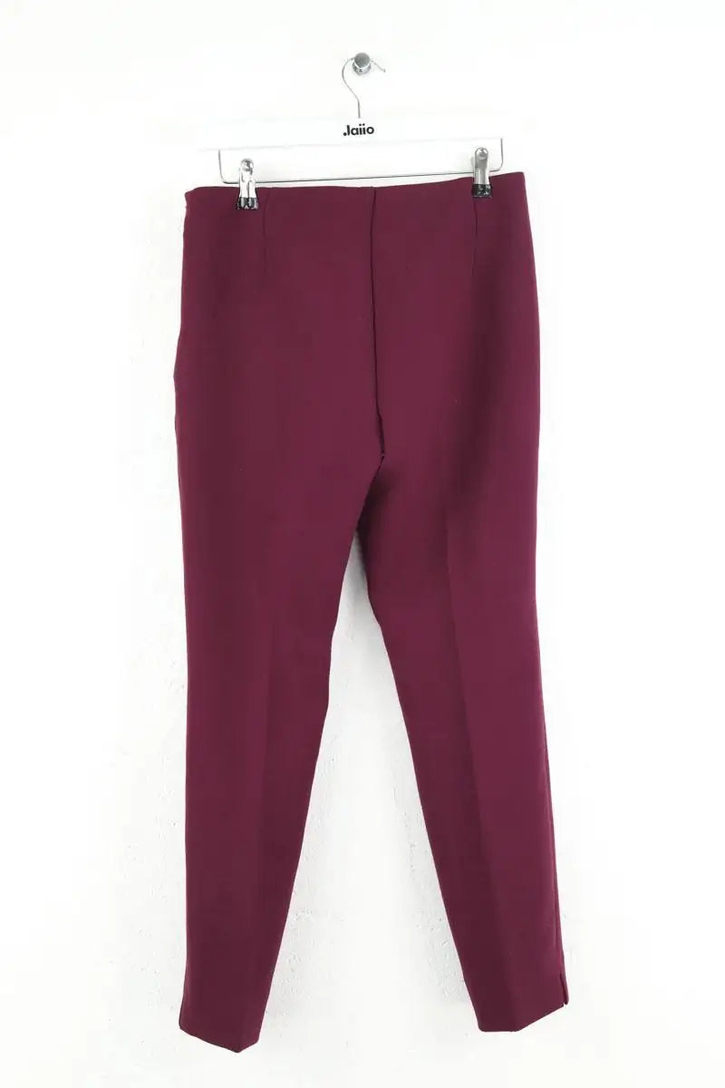 Pantalon droit Maliparmi Bordeaux en Polyester