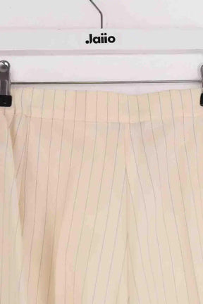 Pantalon droit Marina Rinaldi Ecru en Laine
